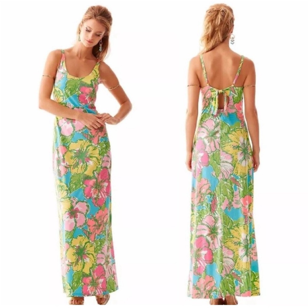 Lilly Pulitzer maxi dress NWOT XS big flirt